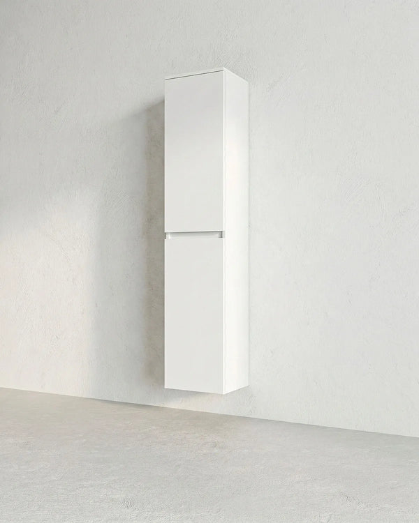 Colonna bagno sospesa LINEA - 2 Ante - Bianco - doomostore