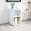 Mobile Bianco Basso Ufficio a giorno L.45xH.85xP.45 - doomostore