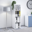 Mobile Bianco Ufficio a giorno L.45xH.160xP.45 - doomostore