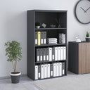 Mobile Antracite Ufficio a giorno L.90xH.160xP.45 - doomostore