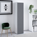 Mobile Bianco Ufficio con anta L.45xH.200xP.45 - doomostore