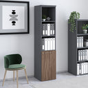 Mobile Antracite Ufficio con anta L.45xH.200xP.45 - doomostore