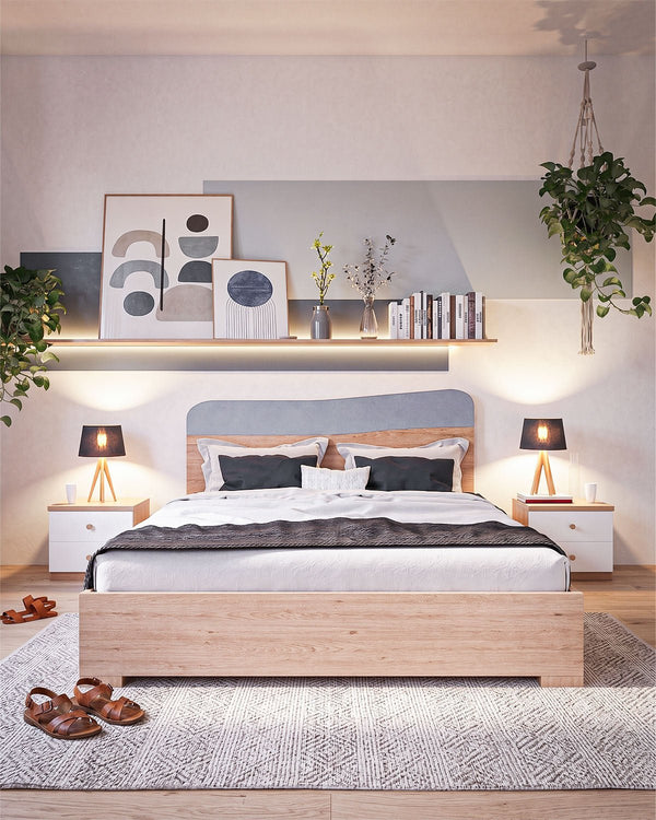 Letto Fly contenitore - Matrimoniale - 10 colori - Design moderno - doomostore
