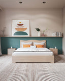 Letto Onda contenitore - Matrimoniale - 10 colori - Design moderno - doomostore