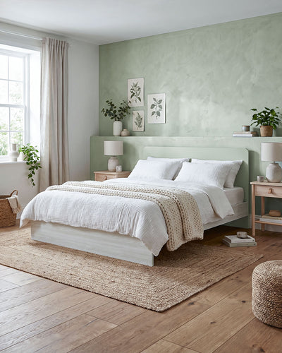 Letto easy con pediera - Matrimoniale -  10 colori - Design moderno