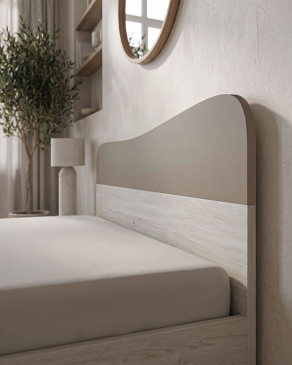 Letto Fly con pediera - Matrimoniale - 10 colori - Design moderno - doomostore