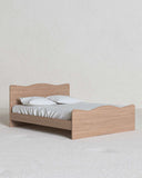 Letto Onda con pediera - Matrimoniale - 10 colori - Design moderno - doomostore