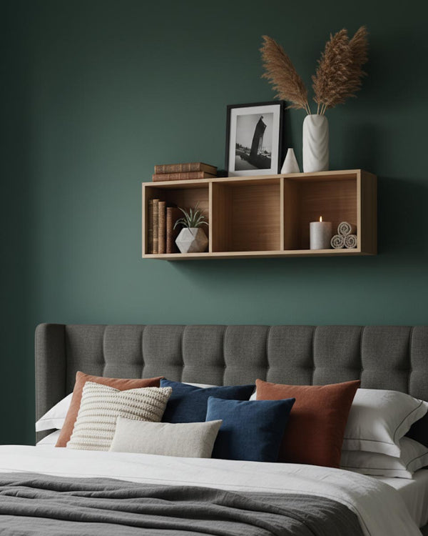 Pensile a muro Numira - Libreria sospesa 3 vani aperti - 5 varianti colore - Design moderno - doomostore