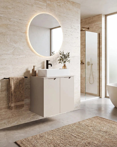 Mobile bagno sospeso NOVA 60 – 2 Ante - Cashmere