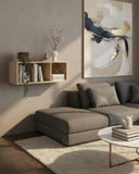 Libreria a cubi Noxxa - Scaffale modulare 1 modulo in truciolato - Con 3 vani aperti - 5 varianti colore - Design moderno - doomostore