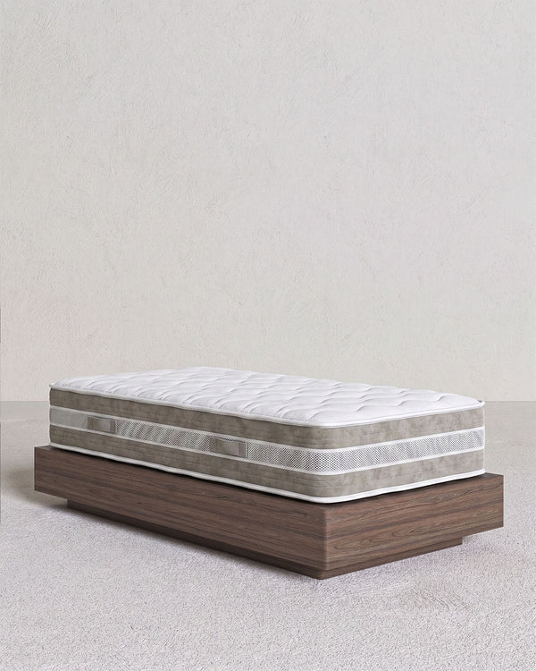Materasso Nubea - Singolo o piazza e mezzo - Poliuretano espanso e memory foam - Antiacaro e antibatterico - Tessuto biotermo - Orotpedico -h23 - doomostore