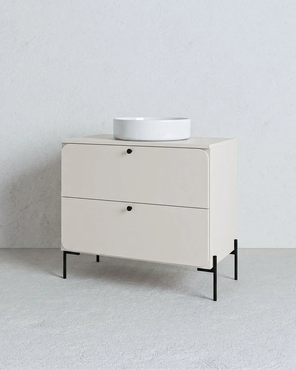 Mobile bagno ONYX 80 – 2 Cassetti - Cashmere
