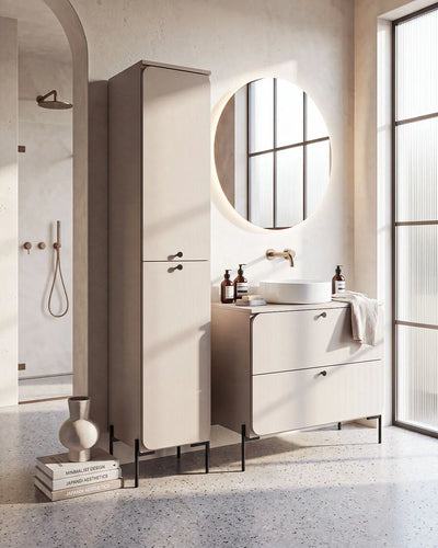 Colonna bagno ONIX 170 - 2 Ante - Cashmere