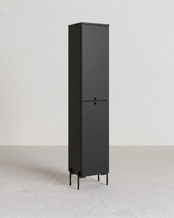 Colonna bagno ONIX 170 - 2 Ante - Nero - doomostore