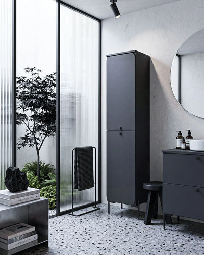 Colonna bagno ONIX 170 - 2 Ante - Nero