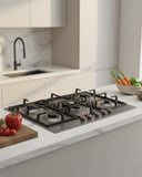 BERTAZZONI - Piano Gas P755CPRONE 75 cm con wok centrale - Serie Professional - doomostore