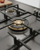 BERTAZZONI - Piano Gas P905CHERNE 90 cm con dual wok centrale - Serie Heritage - doomostore