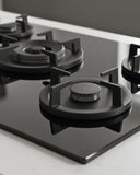 BERTAZZONI - Piano Gas P905CPROGNE 90 cm in cristallo con wok centrale - Serie Modern - doomostore