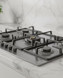 BERTAZZONI - piano gas P905CPRONE 90 cm con dual wok centrale - Serie Professional - doomostore