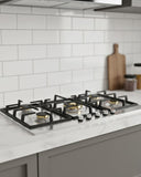 BERTAZZONI - piano gas P905CPROX 90 cm con dual wok centrale - Serie Professional - doomostore