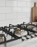 BERTAZZONI - piano gas P905CPROX 90 cm con dual wok centrale - Serie Professional - doomostore