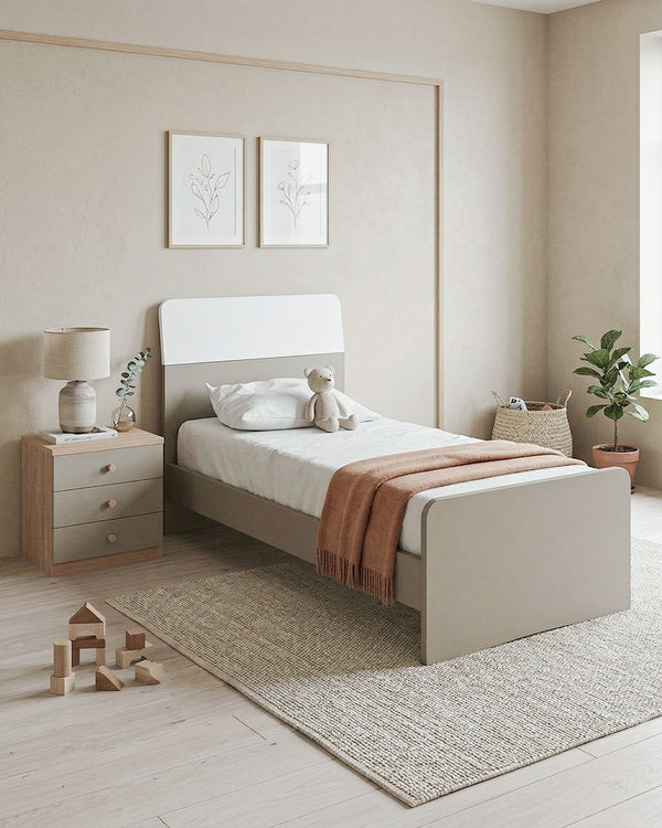 Letto comby con fascioni e pediera , letto singolo e piazza e mezza +10 colorazioni - doomostore