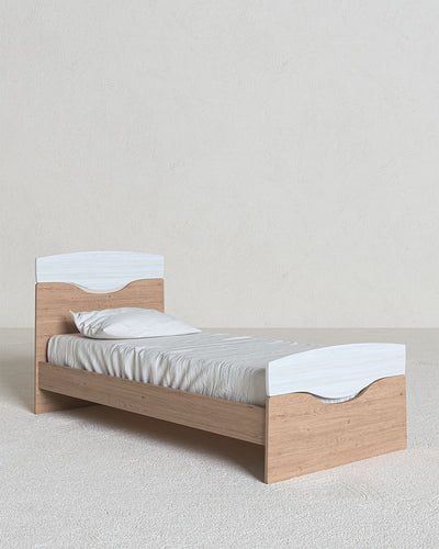 Letto smile con fascioni e pediera  , letto singolo e piazza e mezza +10 colorazioni