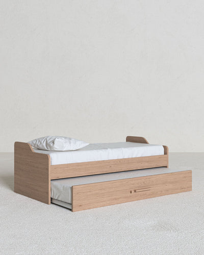 Letto attrezzato Jonny - Letto salvaspazio moderno per cameretta - 7 varianti colore personalizzabili - Letto inferiore o cassettone opzionali - Rete a doghe inclusa