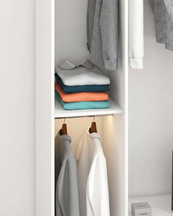 Ripiano per la serie W - Uso Versatile per Vestiti e Scarpe - Colore bianco - 45 cm x 50cm - doomostore