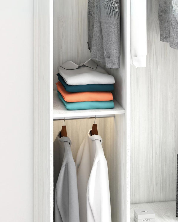 Ripiano Personalizzabile per Armadi - Uso Versatile per Vestiti e Scarpe - Colori Virginia, Betulla, Olmo - 45cm x 52cm - doomostore