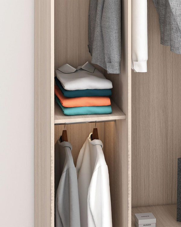Ripiano Personalizzabile per Armadi - Uso Versatile per Vestiti e Scarpe - Colori Virginia, Betulla, Olmo - 45cm x 52cm - doomostore