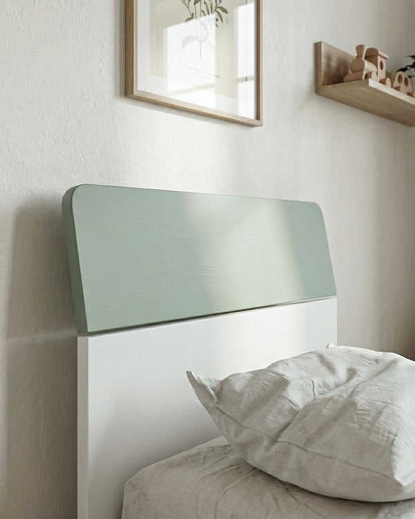 Letto comby con piedi in legno , letto singolo e piazza e mezza +10 colorazioni - doomostore