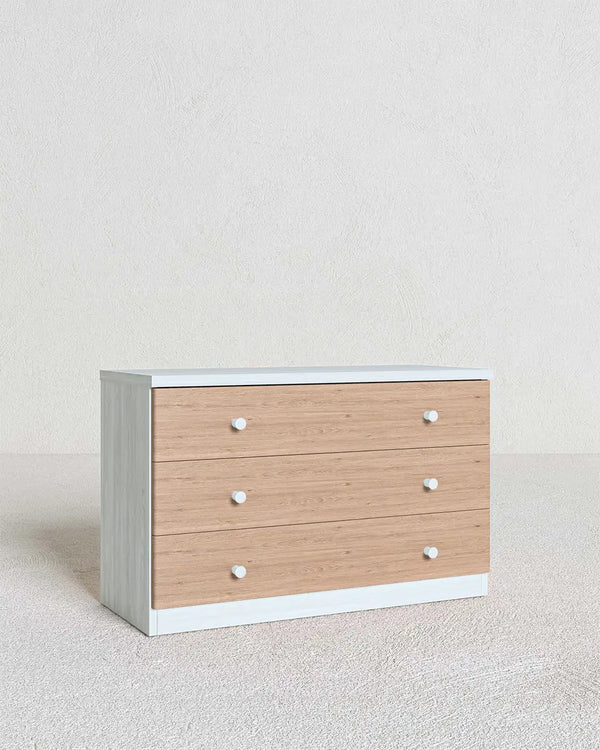 Cameretta Completa Fabri - Betulla/Virginia per ragazzi e bambini - Scrittoio Genius - Letto Fly contenitore - Armadio Zamia - Comodino Silenzio