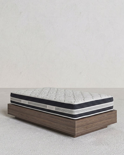 Materasso Soniva - Singolo o piazza e mezzo - Poliuretano espanso e memory foam - Antiacaro e antibatterico - Ortopedico - h21