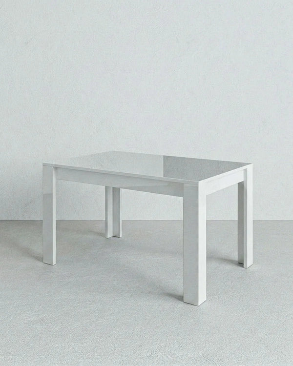 Tavolo RAVEL – Tavolo da Pranzo Estensibile 137/185 cm con Allungo Laterale – Design Moderno in Bianco, Cadiz, Cashmere o Noce - doomostore