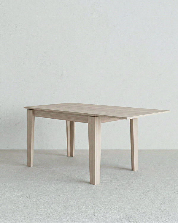 Tavolo SPLIT – Tavolo da Pranzo Estensibile Rettangolare Moderno in Olmo o Bianco Frassino - doomostore