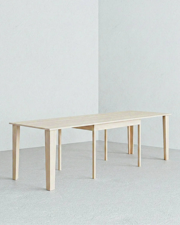 Tavolo FELIX – Tavolo da Pranzo Estensibile con 4 Allunghe 130/290 o 160/320 cm – Design Moderno Olmo o Bianco Spatolato - doomostore