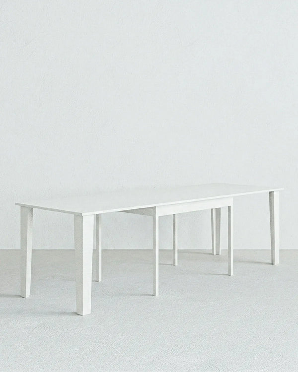 Tavolo FELIX – Tavolo da Pranzo Estensibile con 4 Allunghe 130/290 o 160/320 cm – Design Moderno Olmo o Bianco Spatolato - doomostore