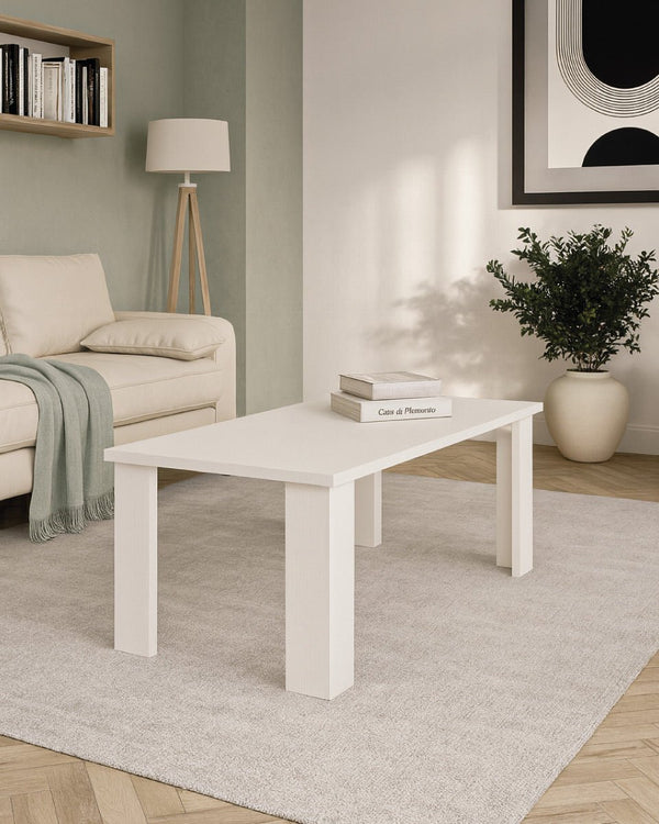 Tavolino Tony - Tavolino moderno per soggiorno - melaminico - Design moderno - 2 Varianti colore - doomostore