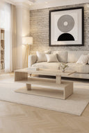 Tavolino Zoe - Tavolino moderno per soggiorno - melaminico - Design moderno - 2 Varianti colore - doomostore