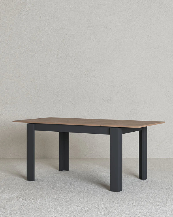 Tavolo Rinos – Tavolo da Pranzo Allungabile Moderno con Piano Virginia e Struttura Antracite - doomostore