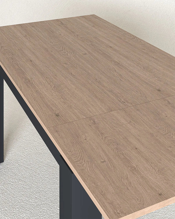 Tavolo Rinos – Tavolo da Pranzo Allungabile Moderno con Piano Virginia e Struttura Antracite - doomostore