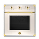 BERTAZZONI - Forno F605HEREKAG da incasso 60cm elettrico, 5 funzioni, Avorio/Oro - Serie Heritage - doomostore