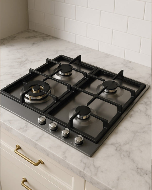 BERTAZZONI - piano gas P604LHERNE 60 cm con wok - Serie Heritage - doomostore