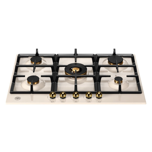 BERTAZZONI - Piano Gas P755CHERAG 75 cm con wok centrale - Serie Heritage - doomostore