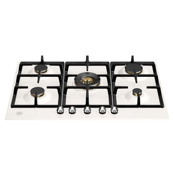 BERTAZZONI - Piano Gas P755CHERAX 75 cm con wok centrale - Serie Heritage - doomostore
