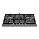 BERTAZZONI - Piano Gas P755CHERNE 75 cm con wok centrale - Serie Heritage - doomostore