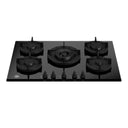 BERTAZZONI - Piano Gas P755CMODGNE 75 cm in cristallo con wok centrale - Serie Modern - doomostore