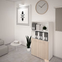 UF03 - Ufficio Operativo completo Bianco/Olmo - doomostore