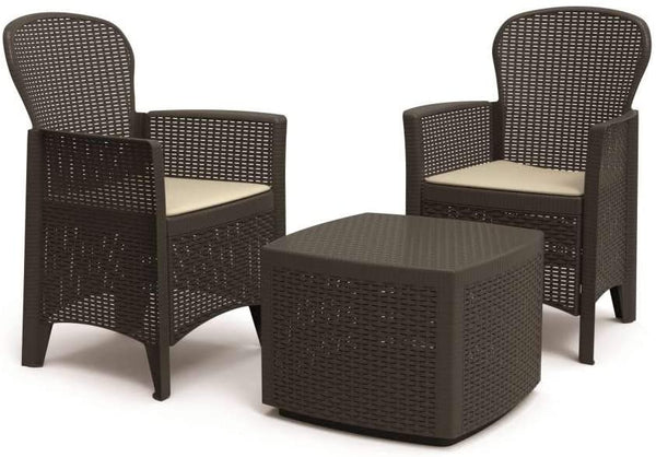 Set poltrone Bice neutro da giardino - doomostore